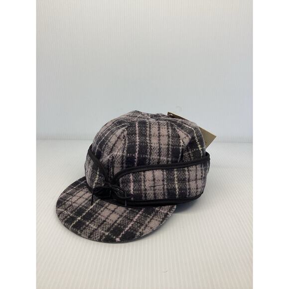 Duluth Pack Stormy Kromer Wool Hat Black Plaid 7 3/8 Made In USA. - Picture 1 of 6
